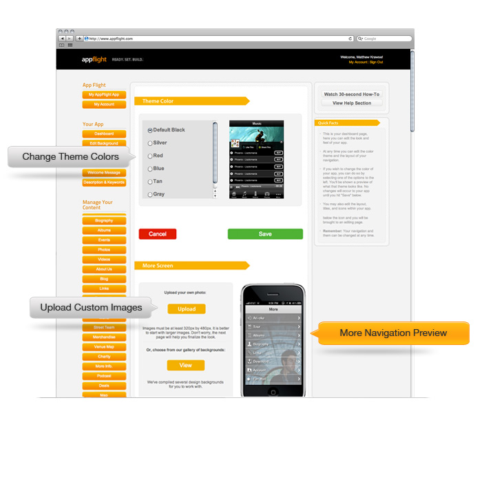 control mobile app in cms